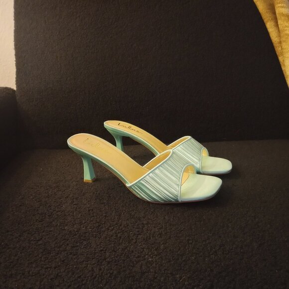 Lulus Blue Kitten Heel - Picture 1 of 4
